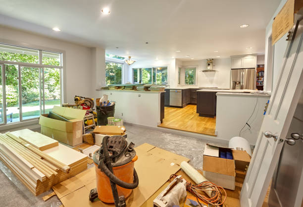 Professional Kitchen Island Installation technician working in Lorton, VA